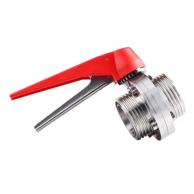 WZ Edelstahl 304 316 316L Gewinde Ventil Schmetterling gleich 1/8 "--4" für DIN 3A SMS