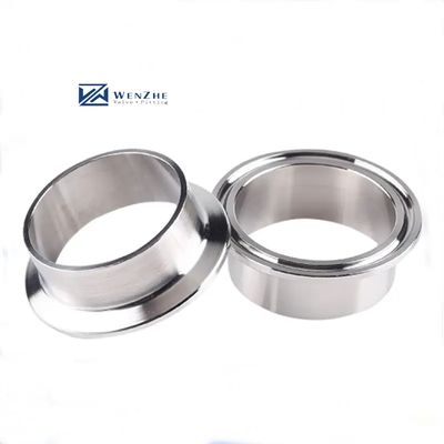 Edelstahl 304 316 SMS Tri Clover Ferrule/Nippel Silber Klemm Verbindung Design