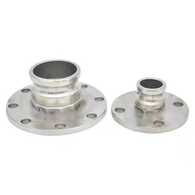 Kundenspezifische Unterstützung ODM SS316 DN50 Camlock-Kopplung mit PN16 Flansche gleich und Design
