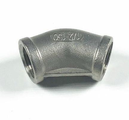 Customized OEM Support für 201 304 Edelstahl 45 Grad Ellenbogen weibliche Rohrverbindung