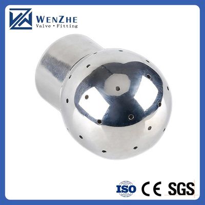 Sanitäre 304 316L Edelstahl 360° CIP Sprühreinigungsschüssel für Lebensmittel und Getränke