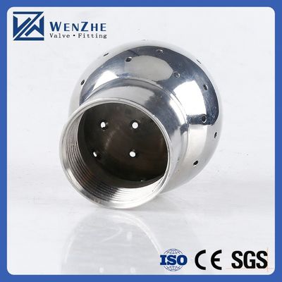 Sanitäre 304 316L Edelstahl 360° CIP Sprühreinigungsschüssel für Lebensmittel und Getränke