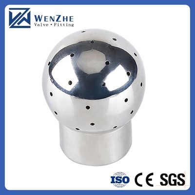 Sanitäre 304 316L Edelstahl 360° CIP Sprühreinigungsschüssel für Lebensmittel und Getränke