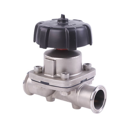 DN8-DN50 Sanitärstahl 316L DIN Verbunddiaphragmaventil für die pharmazeutische Industrie