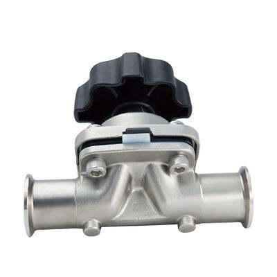 DN8-DN50 Sanitärstahl 316L DIN Verbunddiaphragmaventil für die pharmazeutische Industrie