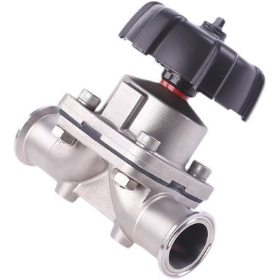 DN8-DN50 Sanitärstahl 316L DIN Verbunddiaphragmaventil für die pharmazeutische Industrie