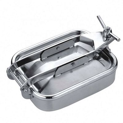 90 mm bis 100 mm hoch, weit verbreitet, sanitäre 304/316L, rundes Kanaldeckel aus Edelstahl