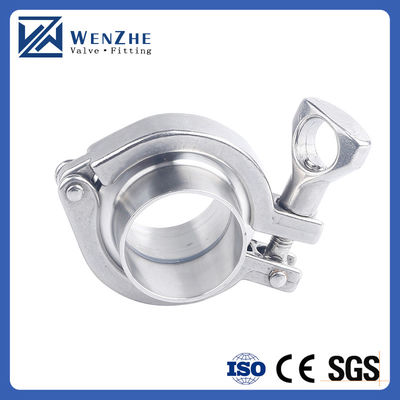 Standard 1.5' 'Edelstahl 304 Ein-Stift-Schwerlast-Tri-Clamp mit Flügelmutter