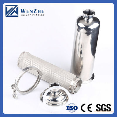 1.5 Zoll Tri-Clamp-Filter SS304 Sanitär-Fittings mit gleicher Inline-Gleichspülmaschine