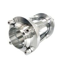 Customized Support OEM Flow Sanitary Straight Sight Glas SUS316 3 Zoll Tri Clamp Typ