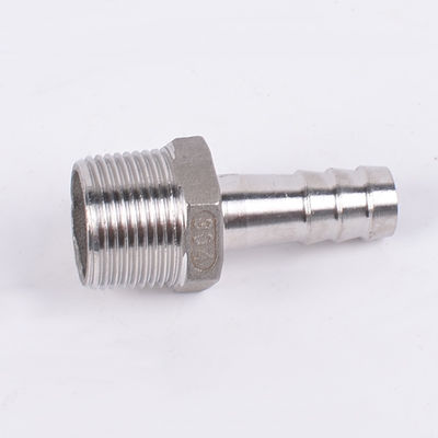 ODM-gestützte Edelstahl 3/8'' Schlauchbarbe bis 3/8'' männliche NPT-Fit für Hausbrühe