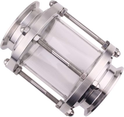 Anpassungsfähige 3-Zoll-Tri-Clamp-Spiegel für die Durchflussüberwachung in Sanitärsystemen
