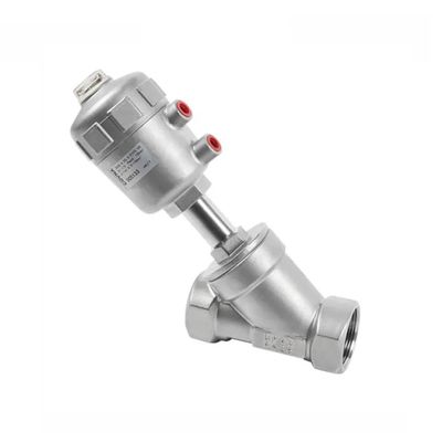 Steuerung DN15 1/2 Zoll Edelstahl Pneumatische Wasserdampf Steuerung Winkel Sitzventil