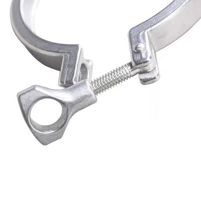 WZ Sanitäre Tri-Clamps Edelstahl 304 316 Gießung Ferrule Flanschrohr Doppelspinne Klammer 1/8 "-4