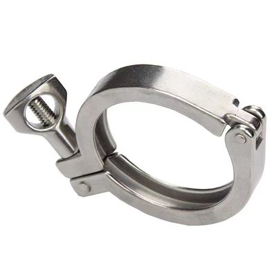 WZ Sanitäre Tri-Clamps Edelstahl 304 316 Gießung Ferrule Flanschrohr Doppelspinne Klammer 1/8 "-4