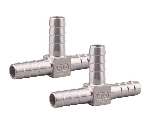 Weibliche Edelstahlschlauch Barbe 3 Weg Tee T-Form Barbed 1/2 Zoll Union Home Brew Fitting
