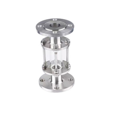 WZ Edelstahl 304 316 Flanschverbundene Rohrleitungssichtglas für Drucksysteme