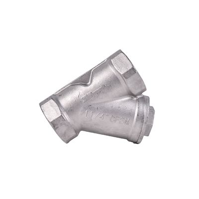 Y-Typ-Strainer-Filterventil für die weibliche Gewindeverbindung DN50 aus Edelstahl 201 304