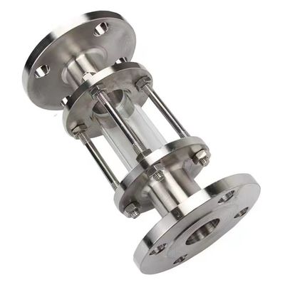 WZ Edelstahl 304 316 Flanschverbundene Rohrleitungssichtglas für Drucksysteme