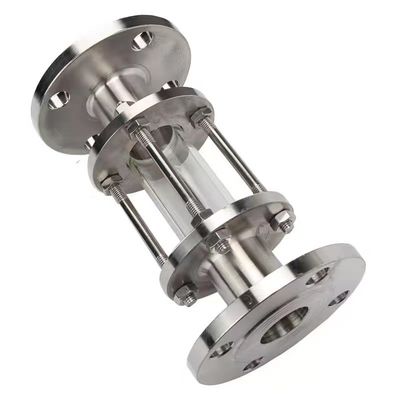 WZ Edelstahl 304 316 Flanschverbundene Rohrleitungssichtglas für Drucksysteme