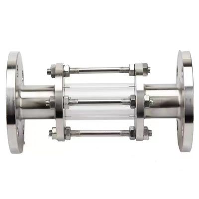WZ Edelstahl 304 316 Flanschverbundene Rohrleitungssichtglas für Drucksysteme
