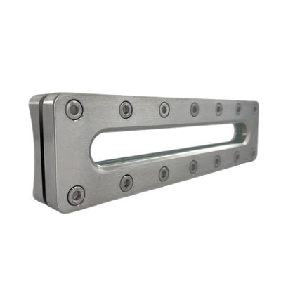 304 316 Edelstahl-Rechteck-Schweißsichtglas für individuelle Spezifikationen