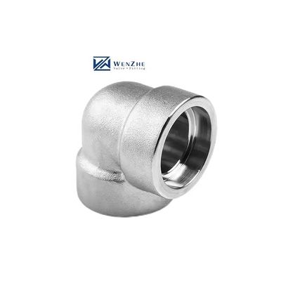 Allgemeine DN25 SS316 geschmiedete Edelstahl 304 316L Steckdose Schweiß Ellenbogen mit Allgemeinen