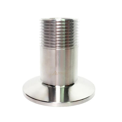 ODM unterstützte Tri-Clamp Npt Bsp Rohrbefestigungen Männliche Gewinde Adapter/Kopplung in SS304
