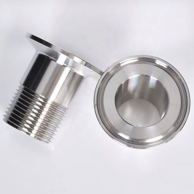 ODM unterstützte Tri-Clamp Npt Bsp Rohrbefestigungen Männliche Gewinde Adapter/Kopplung in SS304
