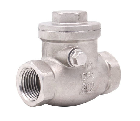 Weibliche Schleife 1/2 Zoll Schwingungscheckventil WOG 200 PSI Edelstahl SS304 CF8M NPT
