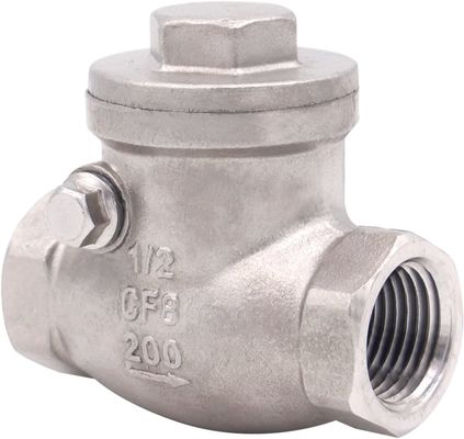 Weibliche Schleife 1/2 Zoll Schwingungscheckventil WOG 200 PSI Edelstahl SS304 CF8M NPT