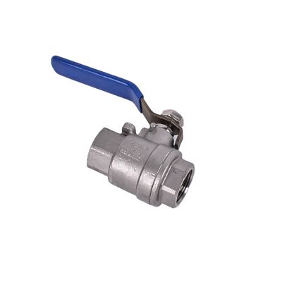 Edelstahl 304 mit mittlerer Belastung 2PC weibliche Kugelventile für die allgemeine Industrie