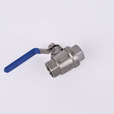Edelstahl 304 mit mittlerer Belastung 2PC weibliche Kugelventile für die allgemeine Industrie