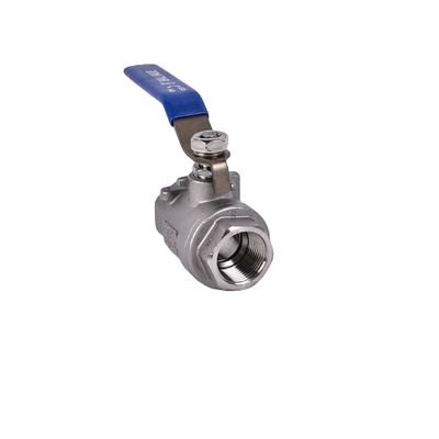 Edelstahl 304 mit mittlerer Belastung 2PC weibliche Kugelventile für die allgemeine Industrie