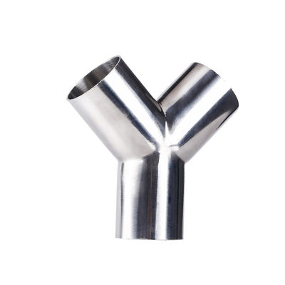 RTS Sanitäre Edelstahl 304 316 Rohrverbindung Tri-Clamp Schweißen Wyes Tee Y Typ Tee