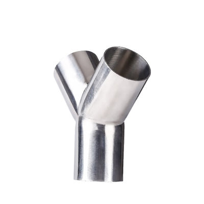 RTS Sanitäre Edelstahl 304 316 Rohrverbindung Tri-Clamp Schweißen Wyes Tee Y Typ Tee