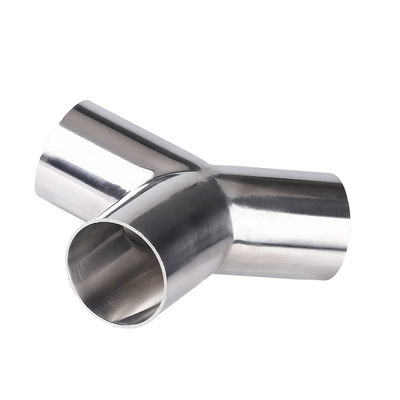 RTS Sanitäre Edelstahl 304 316 Rohrverbindung Tri-Clamp Schweißen Wyes Tee Y Typ Tee