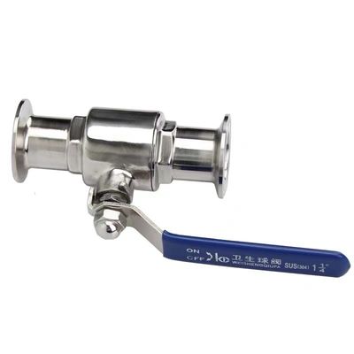 2 Wege Gerade Kugelventil DIN SMS WZ Sanitäre Edelstahl 304 316 316L Tri-Clamp