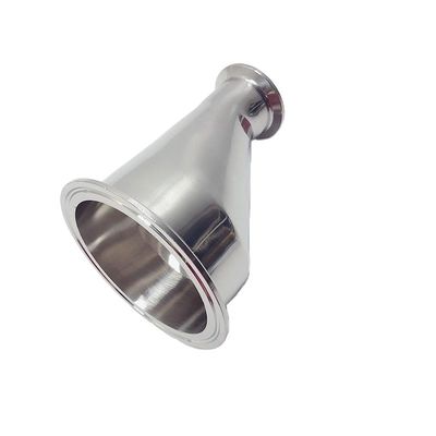 Sanitäre 304 316L Edelstahl Tri-Clamp Verbindung exzentrische Reduktor/ Milchrohr Übergang Rohrbefestigungen 1/2''-12.0