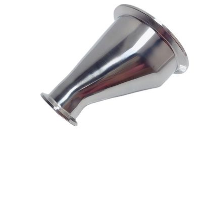 Sanitäre 304 316L Edelstahl Tri-Clamp Verbindung exzentrische Reduktor/ Milchrohr Übergang Rohrbefestigungen 1/2''-12.0