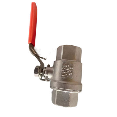 Edelstahl 304 316 DN8-DN100 PN63 2PC Kugelventile für schwere Industrieanwendungen