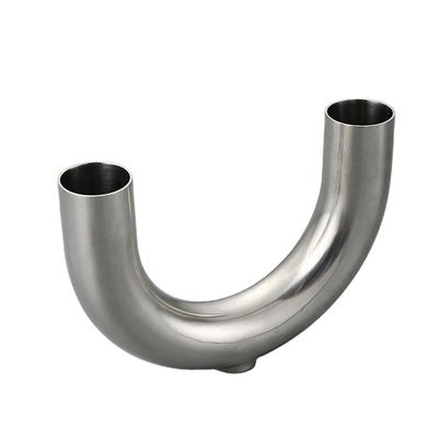 RTS Sanitär 304 316L Edelstahl U-Typ Tee für hygienische Silberqualität 1/2'-12.0