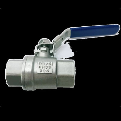 Edelstahl 304 316 DN8-DN100 PN63 2PC Kugelventile für schwere Industrieanwendungen