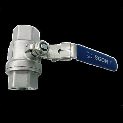 Edelstahl 304 316 2PC weibliche Giebelventile mit Gewinde DN8-DN100 PN63 DIN3202-M3
