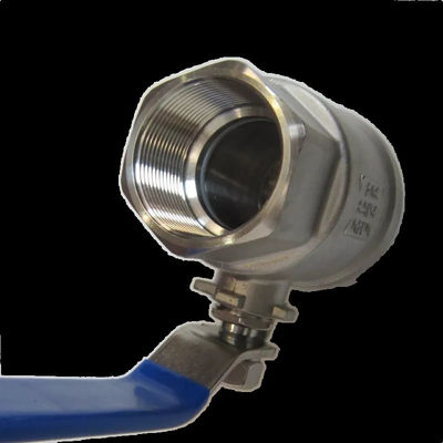 Edelstahl 304 316 2PC weibliche Giebelventile mit Gewinde DN8-DN100 PN63 DIN3202-M3