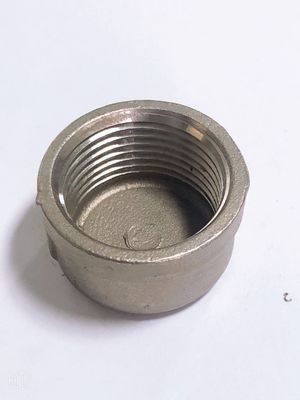 Edelstahl 201 304 Blinds Gewinde Rundrohr Fitting Kappen Rohr Fitting Kuppel Ende für Stahlrohr Männlich Gewinde Kappe 1/4''-4.0