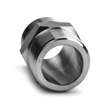 SS304 316 316L Hochdruckgeformte Hex Nippel 300 bar männliche Schnur gleich/reduktive Nippel