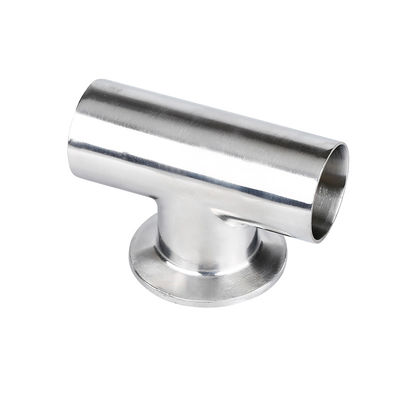 SS304 316L Tri-Clamp Equal Tee Pipe Fitting für gestraffte Rohrleitungsanschlüsse