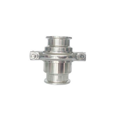 Ra0.8 Oberflächenanpassung Sanitäre Edelstahl 304 316L Tri-Clamp Nicht-Rückkehr-Checkventil für Wassermedien