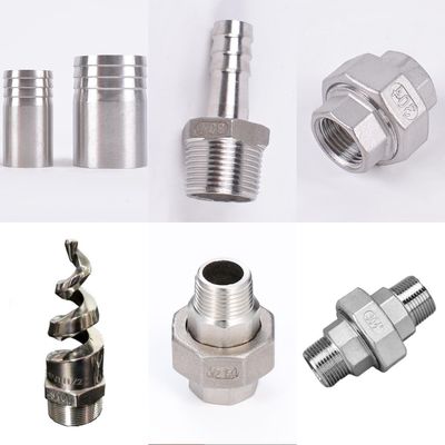 Hexagon Round Head Code Silber JUFENG Gewinde Rohr Anpassung Versuchen Sie mit einer Probe